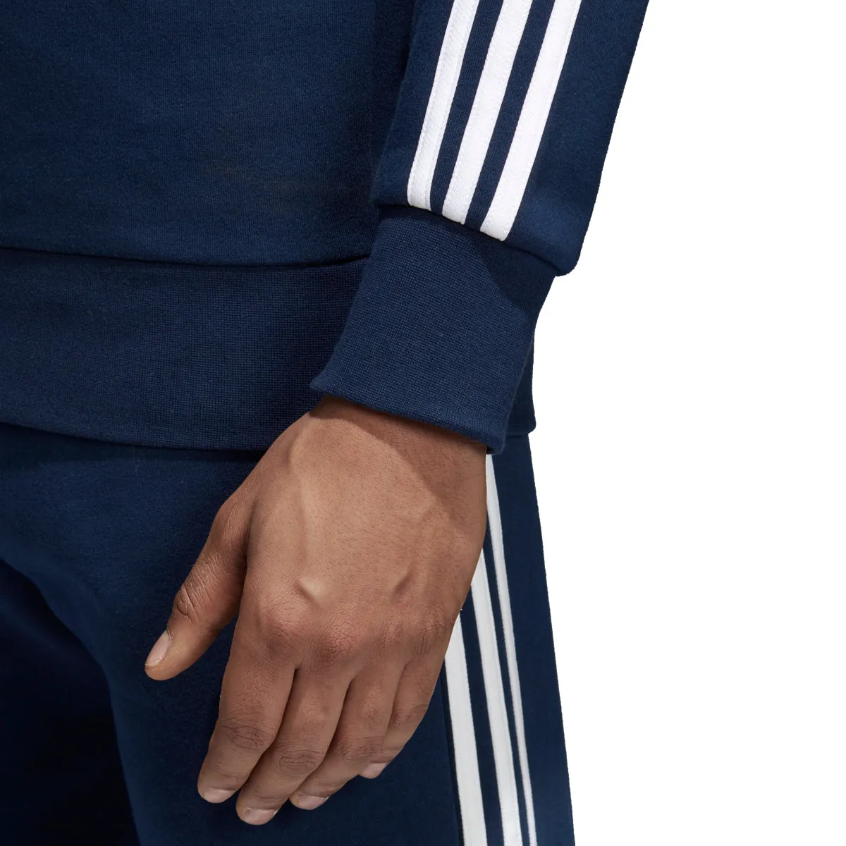 Adidas Men's Training Essentials 3-Stripes Crew Collegiate Navy