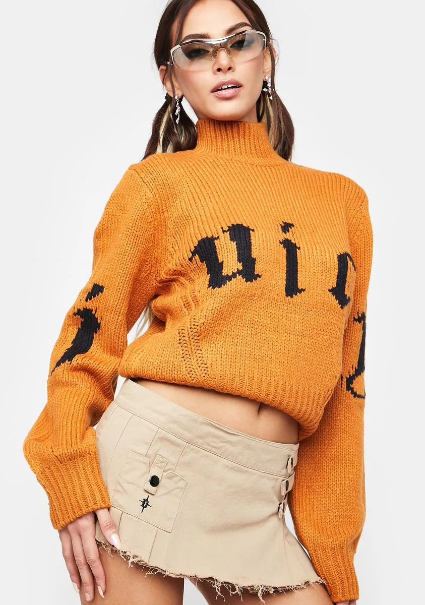 California Sunrise High Neck Juicy Sweater