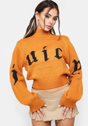 California Sunrise High Neck Juicy Sweater