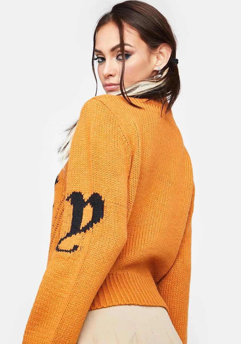 California Sunrise High Neck Juicy Sweater