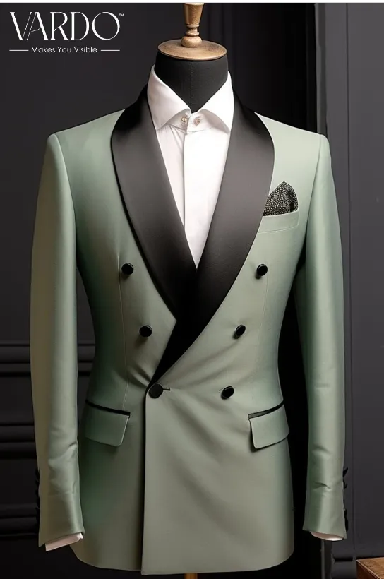 Classic Sage Green Tuxedo Suit for Men | Elegant Formal Wedding Attire  Tailored Suit - The Rising Sun store, Vardo