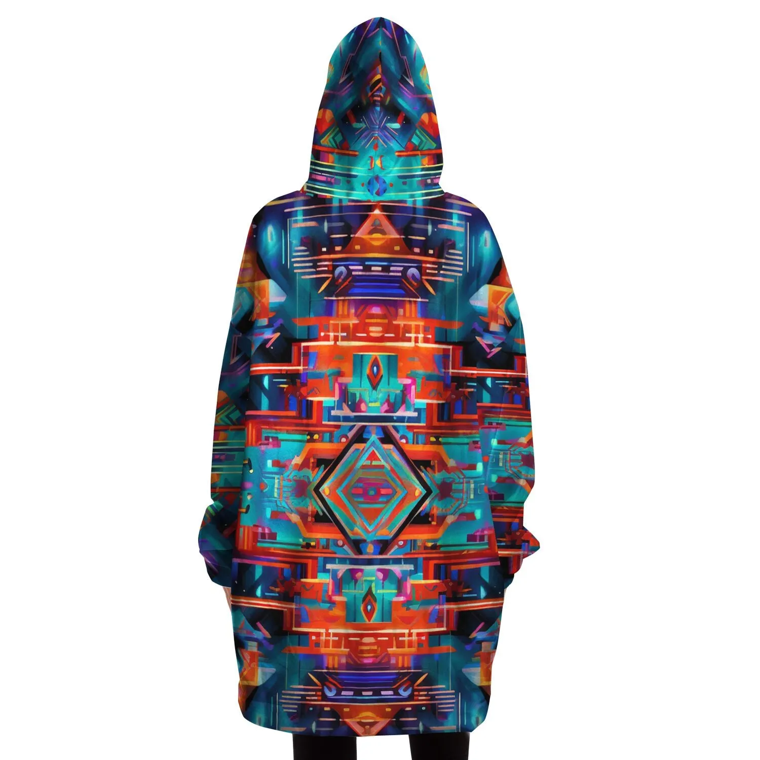 CYBER MANDALA Snug Hoodie - LACHLAN WARDLAW x ACIDMATH AI