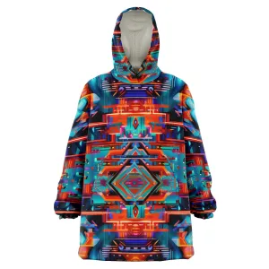 CYBER MANDALA Snug Hoodie - LACHLAN WARDLAW x ACIDMATH AI