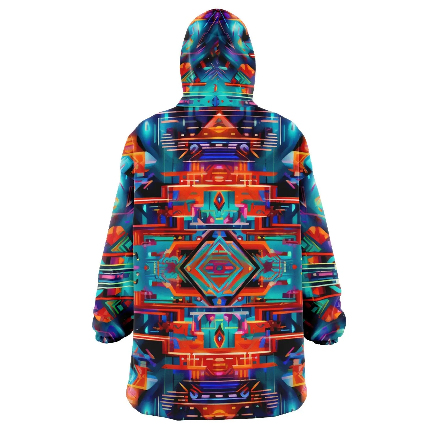 CYBER MANDALA Snug Hoodie - LACHLAN WARDLAW x ACIDMATH AI