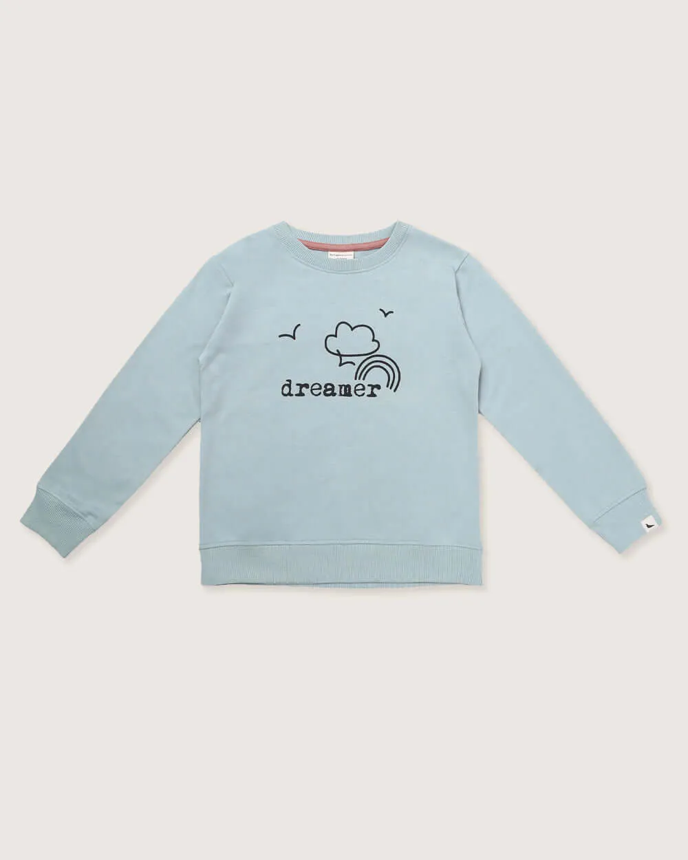 Dreamer Slogan Print Marine Sweatshirt