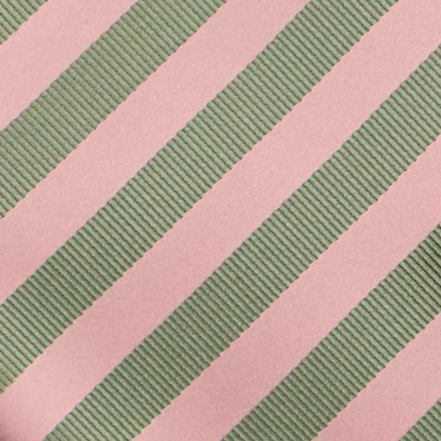 Dusty Pink and Peridot Formal Striped Tie