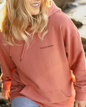 Embrace The Journey Hoodie in Pink Mahogony