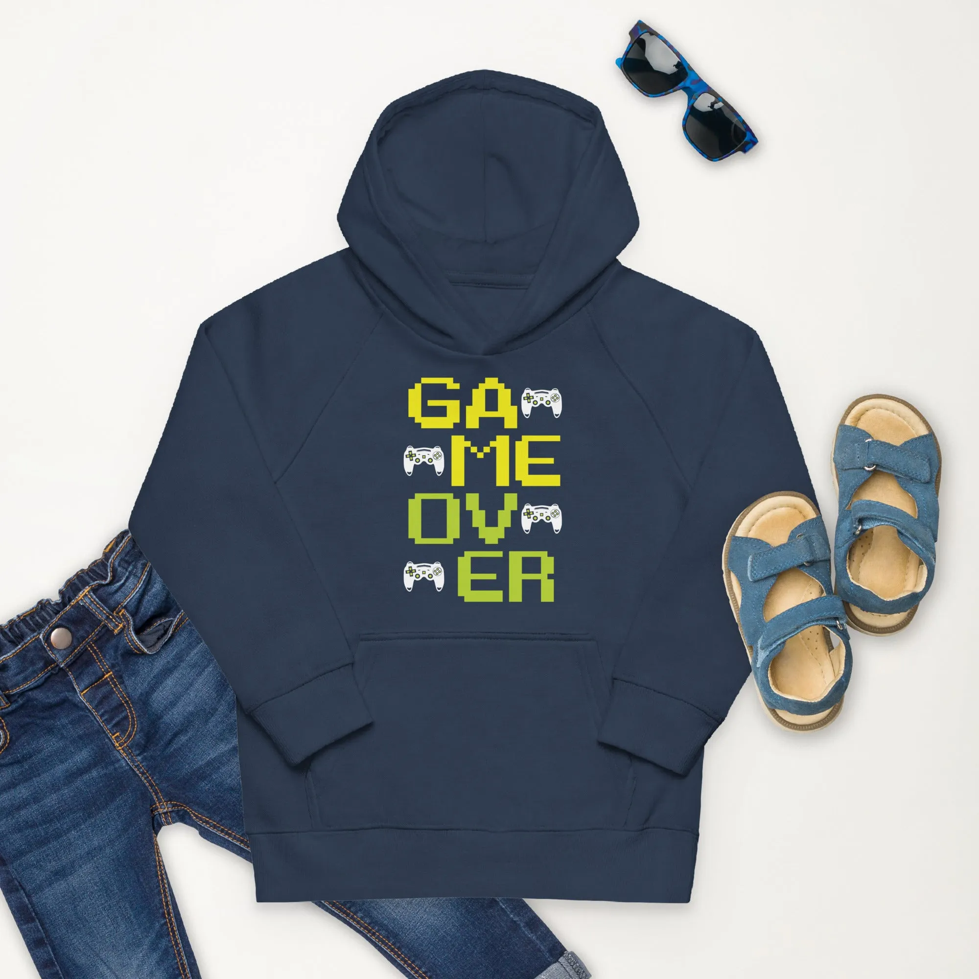 Game Over - Kids eco hoodie