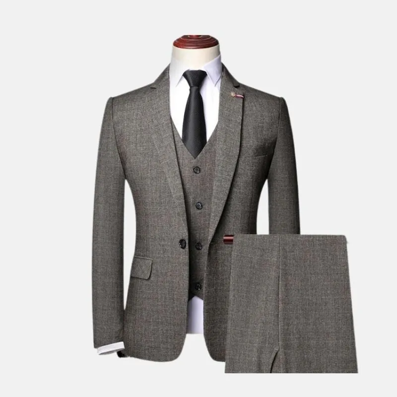 Gentleman Business 3 piece Suit (blazer vest pants)