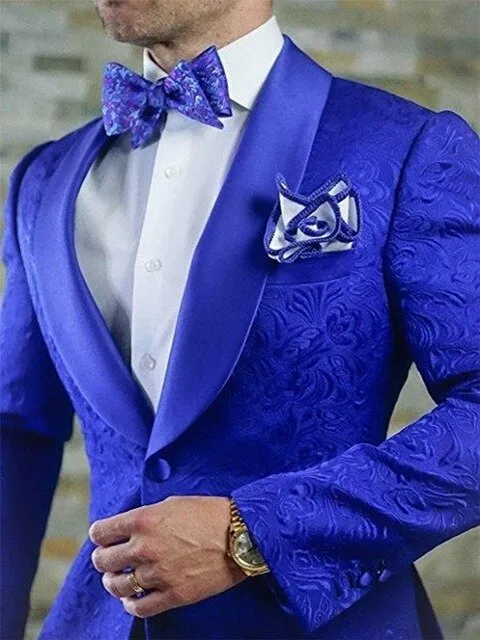 Groom Tuxedos Shawl Lapel Blazer