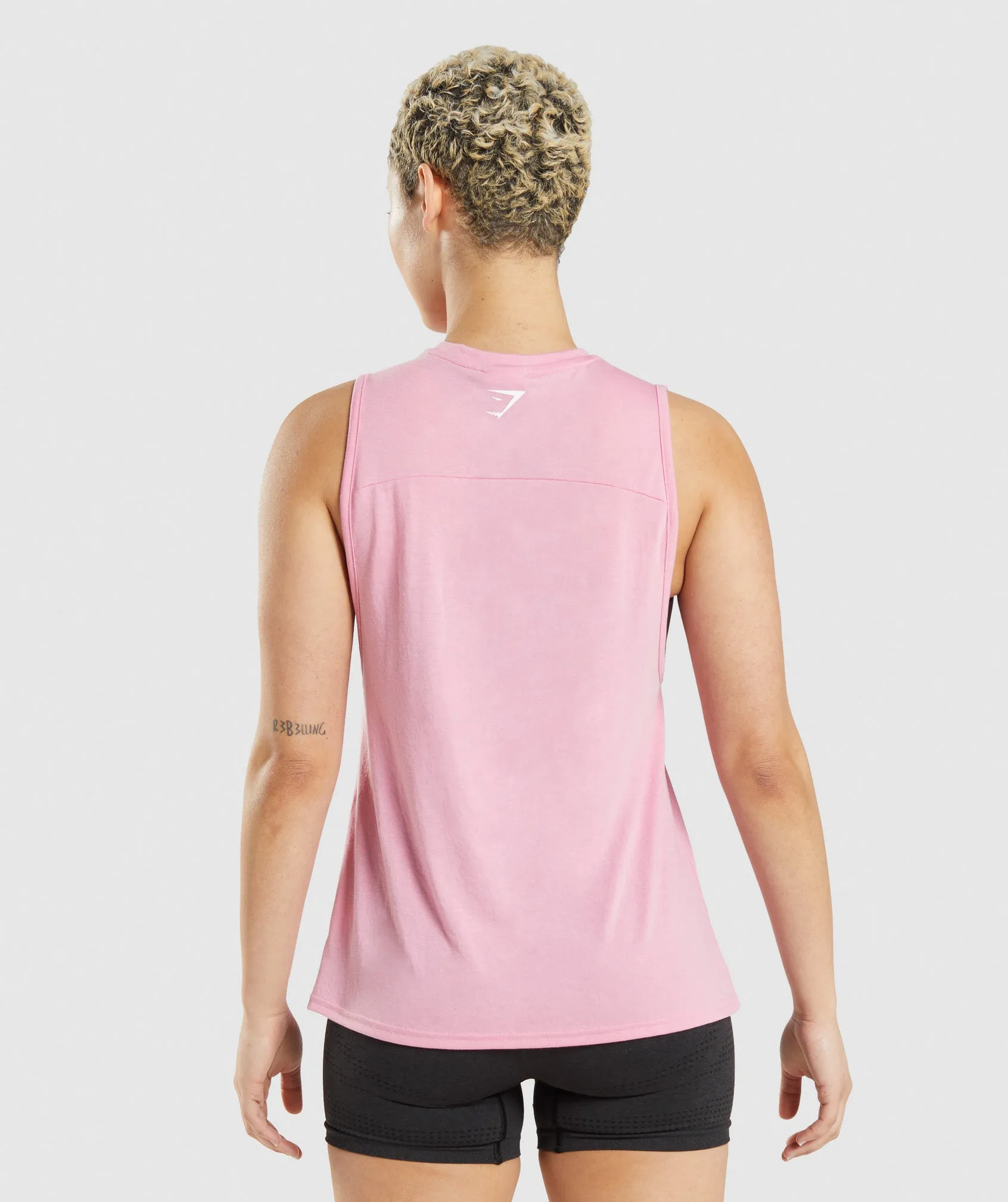 Gymshark Its All You Drop Arm Tank - Sorbet Pink