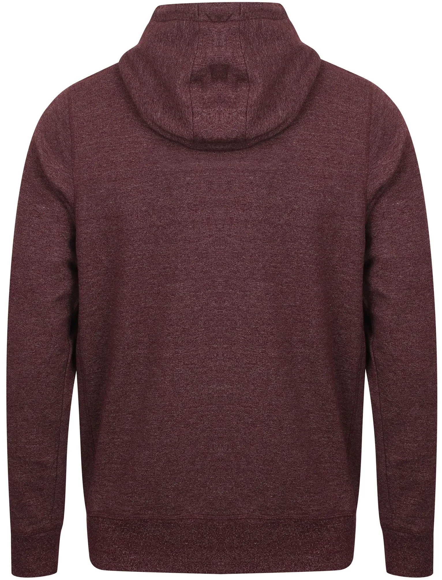 Hampton Brush Back Fleece Zip Through Hoodie In Wine Tasting - Tokyo Laundry