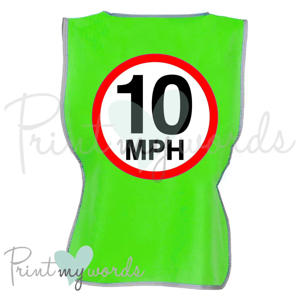 High Visibility Hi Vis Equestrian Reflective Vest Tabard Waistcoat 10MPH hi-viz