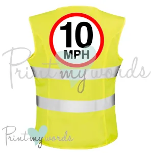 High Visibility Hi Vis Equestrian Reflective Vest Tabard Waistcoat 10MPH hi-viz