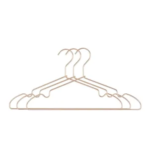 HOUSE DAY Metal Hangers 12 Pack Aluminum Alloy Clothes Hanger 16.2 inch, Coat Hanger, Standard Hangers, Suit Hangers, Light Gold