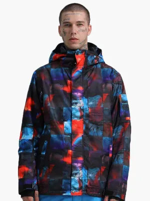 Men's High Windproof Technology Colorfull Printed Snowboard&Ski Jacket Wear