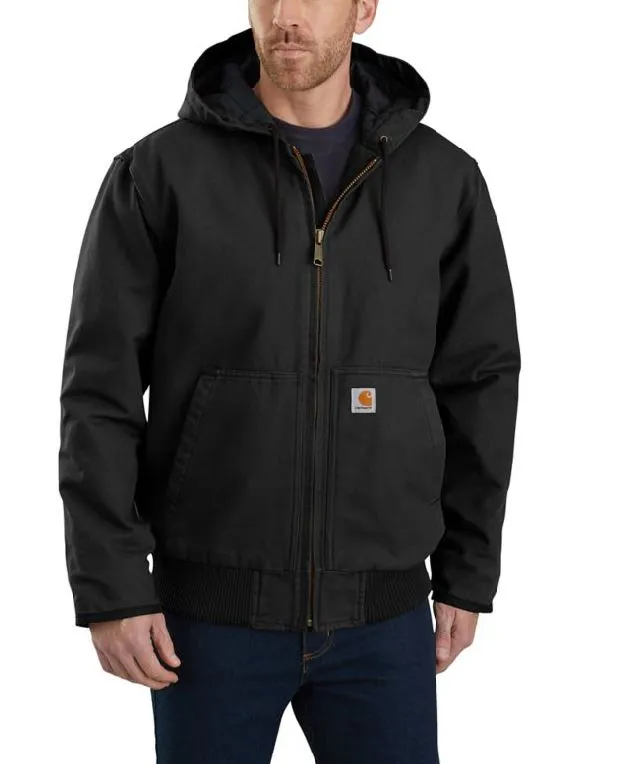 Men's Loose Fit Washed Duck Insulated Active Jac