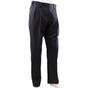 Men's Suit Pants Wool Blend Pleated Front 4704