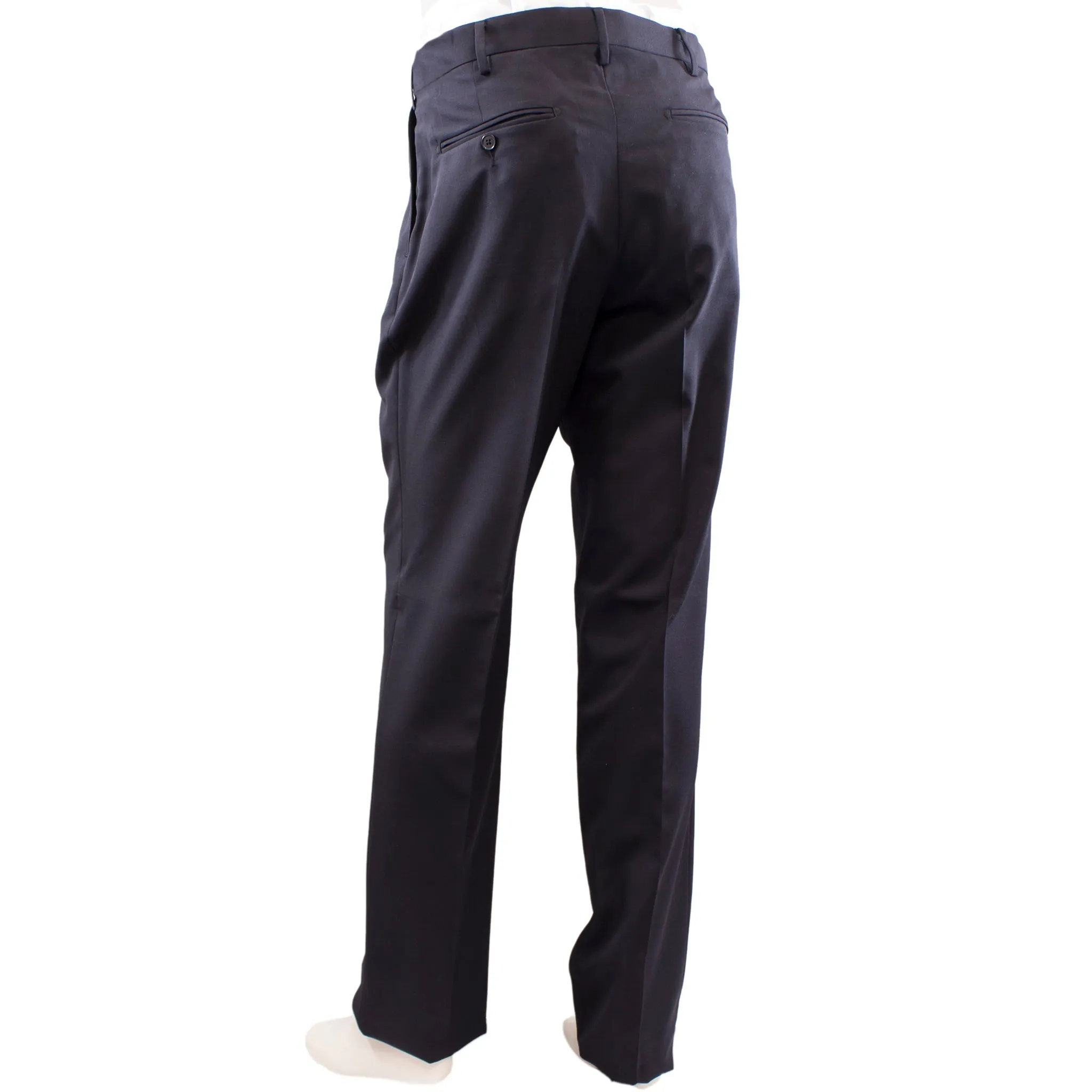 Men's Suit Pants Wool Blend Pleated Front 4704