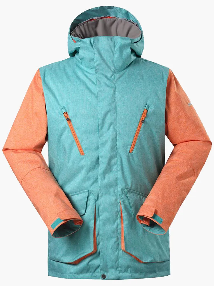 Men's Winter Waterproof Windproof Snowboard Jacket&Ski Down Jacket