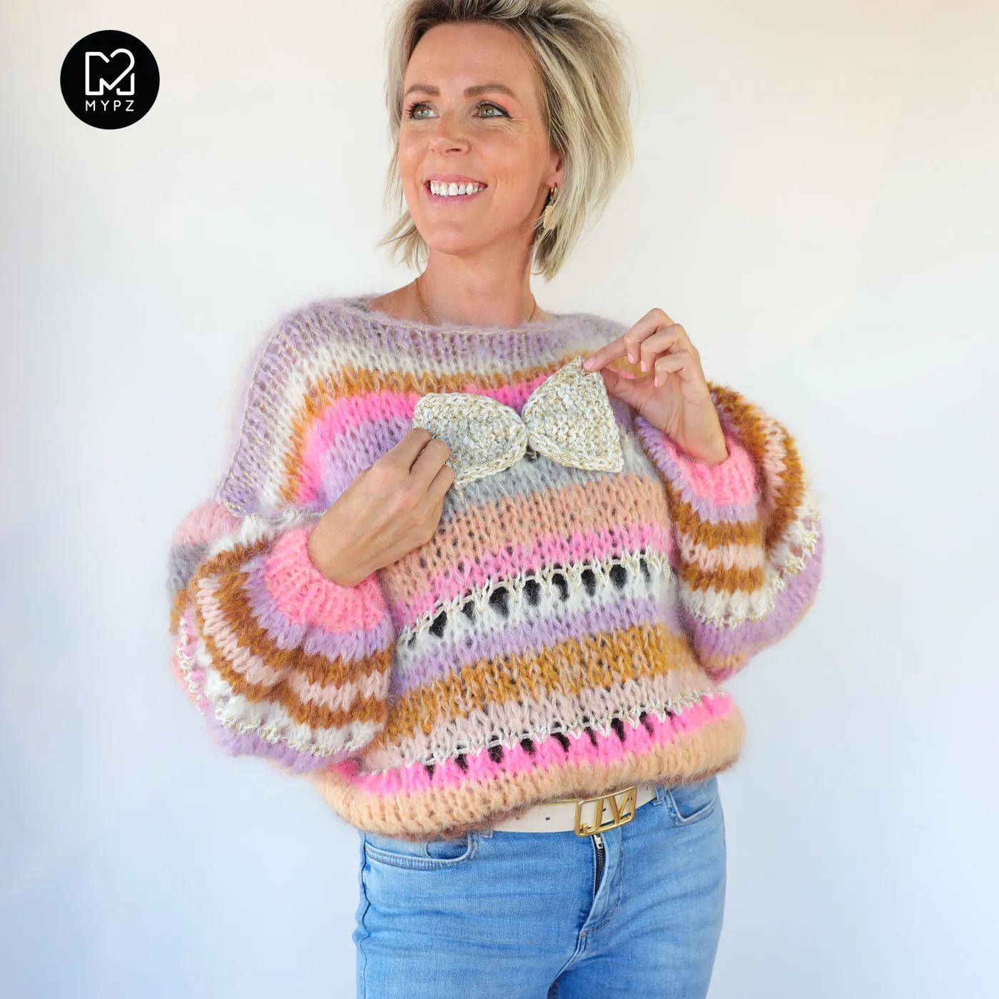 MYPZ Chunky Mohair pullover Bijoux