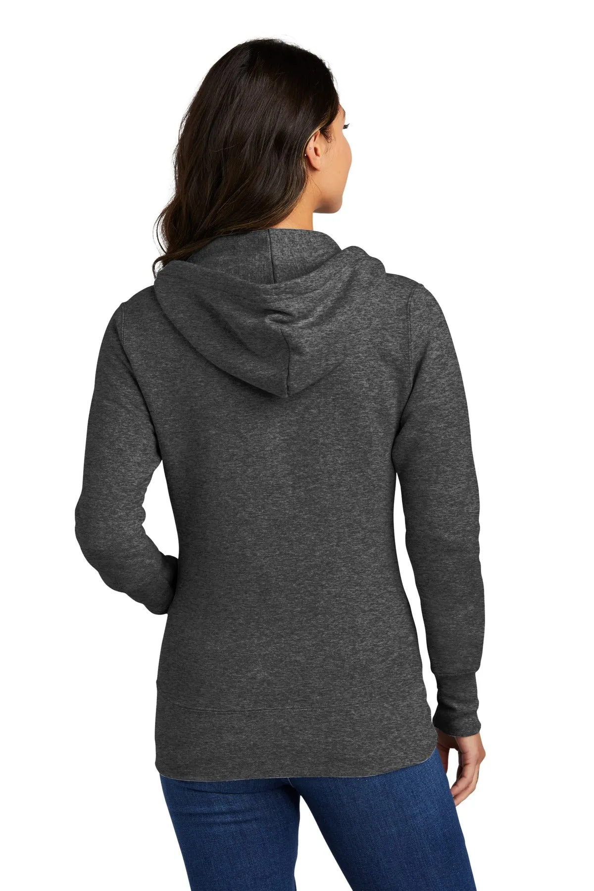 Port & Company Ladies Core Fleece Full-Zip Hooded Sweatshirt. LPC78ZH