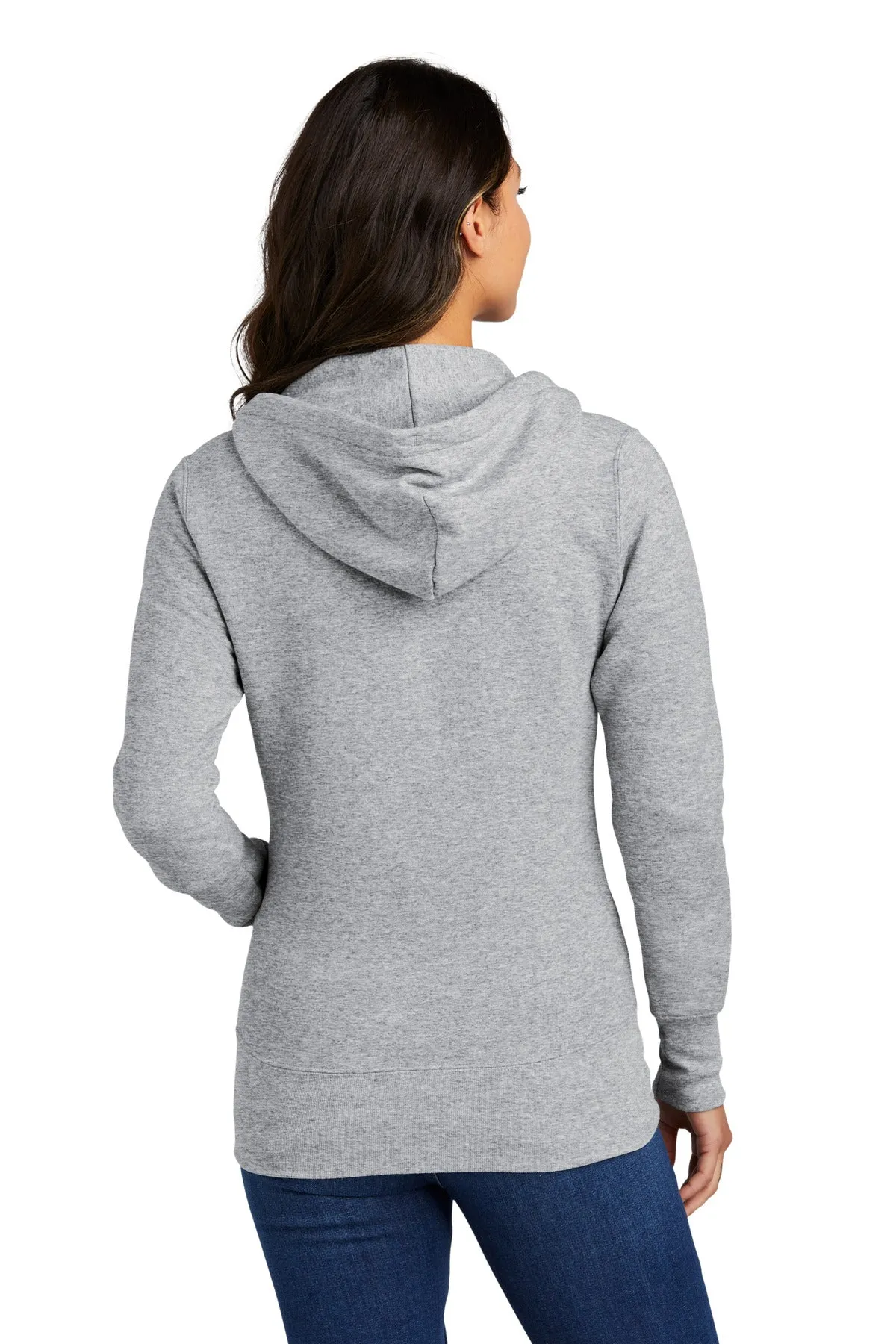 Port & Company Ladies Core Fleece Full-Zip Hooded Sweatshirt. LPC78ZH