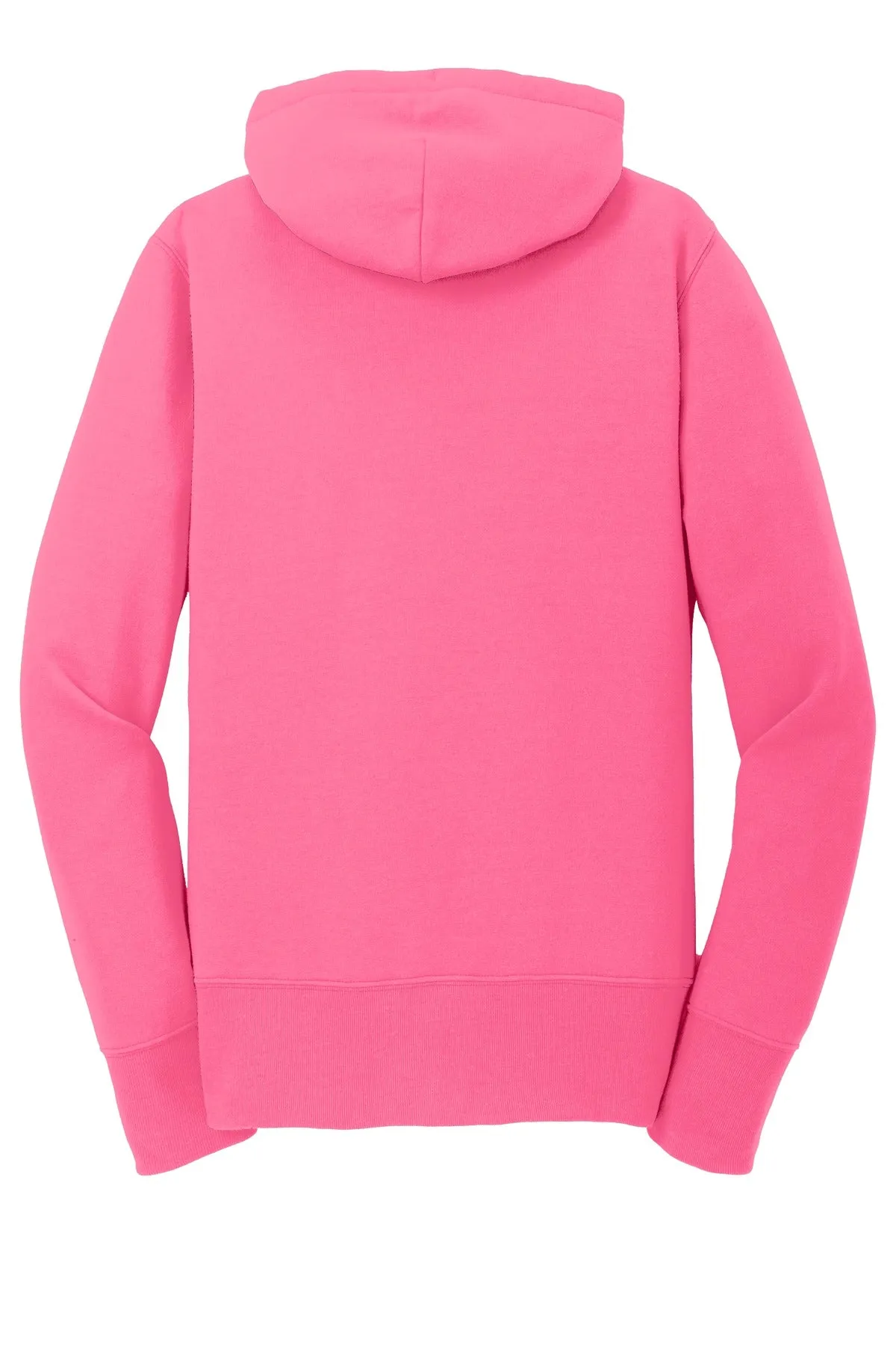 Port & Company Ladies Core Fleece Full-Zip Hooded Sweatshirt. LPC78ZH