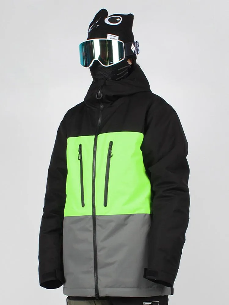 Ski suit jacket men's windproof snowboard jacket winter warm snow suit