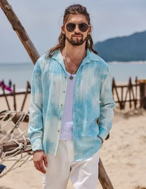 Tie-Dyed Pattern Shirt