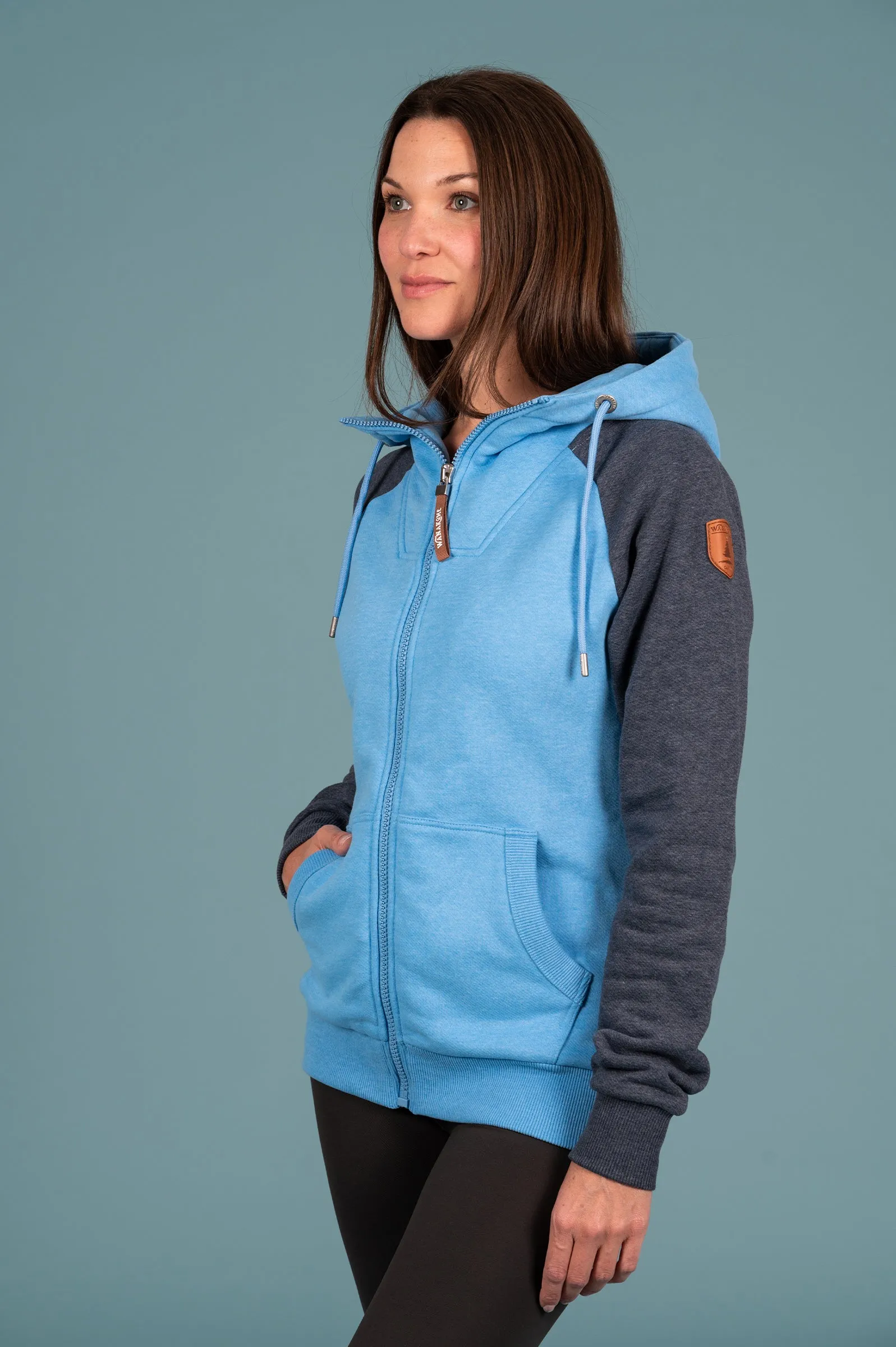 Tori Full-Zip Hoodie Navy Sapphire