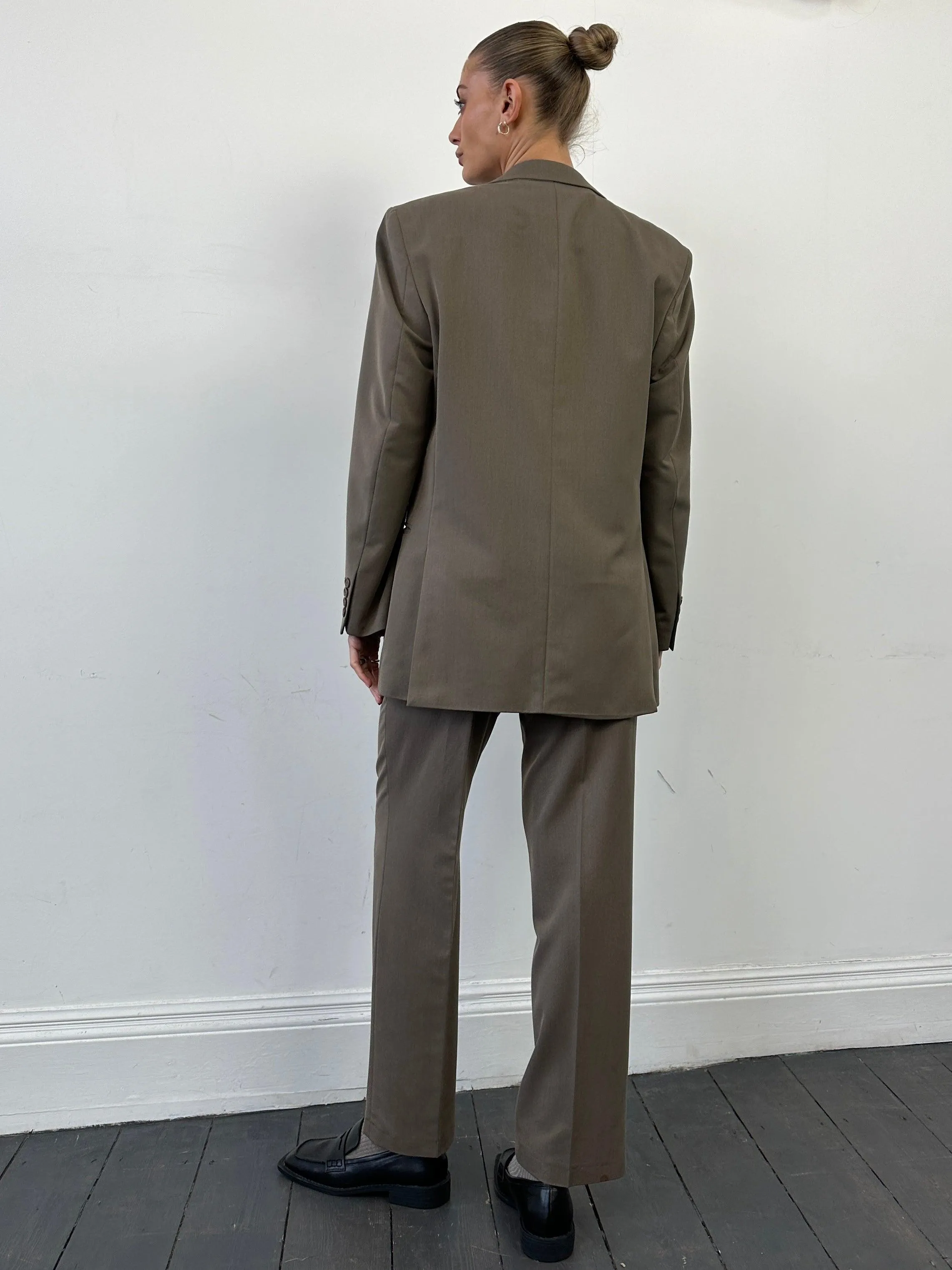 Vintage Single Breasted Three Piece Suit - 36R/W30