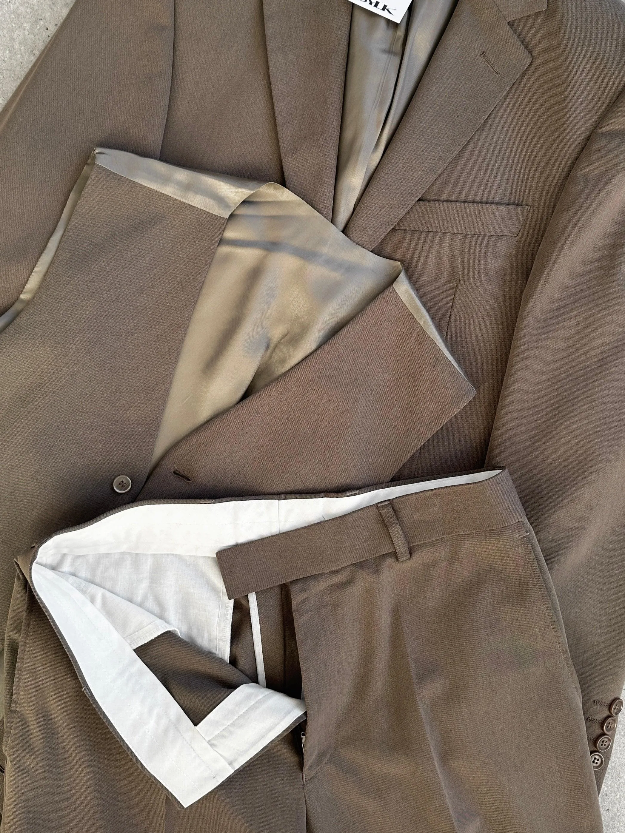 Vintage Single Breasted Three Piece Suit - 36R/W30